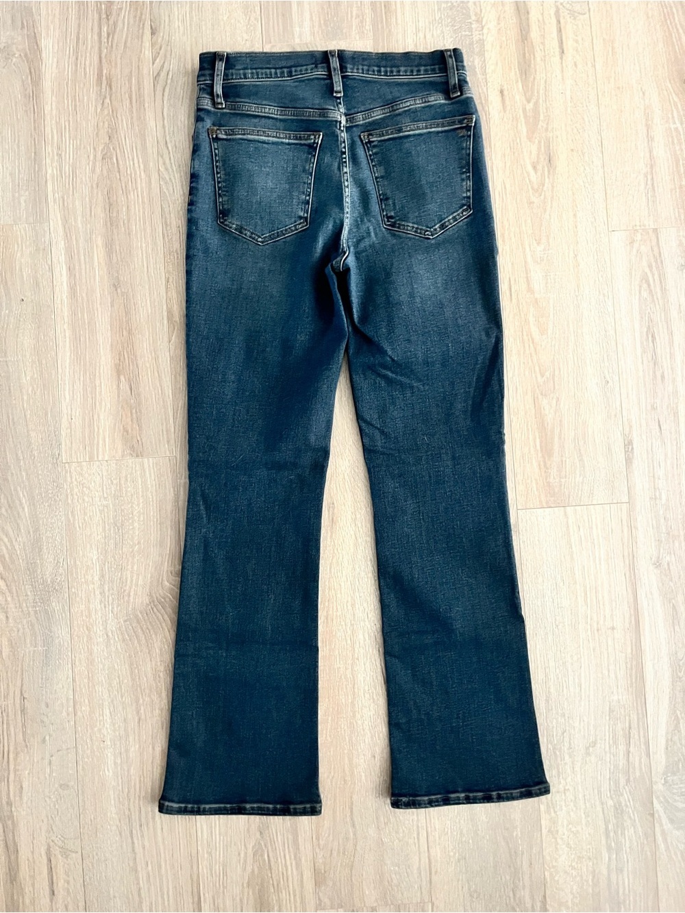 NWT Madewell Tall Kick Out Crop Jeans Lenoir Wash Super Stretch - Size 27 Tall - Picture 9 of 10